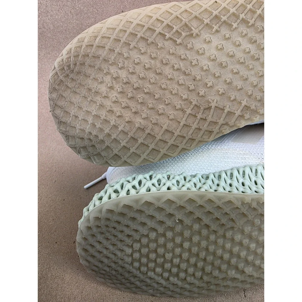 Adidas (Sz 10) Parley x 4D Run 1.0 LTD White Iridescent Running Shoes FW1229